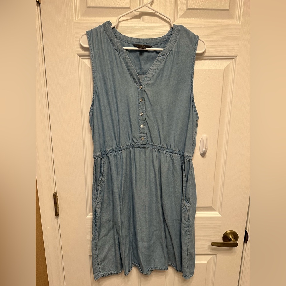 41 Hawthorn “Jean” Dress with Pockets!! 😬